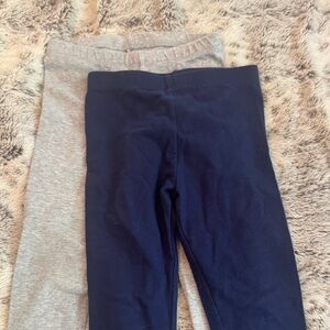 Cat & Jack Navy and Gray Kids Leggings